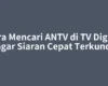 Cara Mencari ANTV di TV Digital agar Siaran Cepat Terkunci