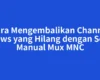 Cara Mengembalikan Channel iNews yang Hilang dengan Scan Manual Mux MNC