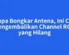 Tanpa Bongkar Antena, Ini Cara Mengembalikan Channel RCTI yang Hilang