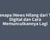 Kenapa iNews Hilang dari TV Digital dan Cara Memunculkannya Lagi
