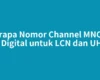 Berapa Nomor Channel MNCTV TV Digital untuk LCN dan UHF?