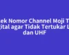 Cek Nomor Channel Moji Tv Digital agar Tidak Tertukar LCN dan UHF