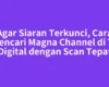 Agar Siaran Terkunci, Cara Mencari Magna Channel di Tv Digital dengan Scan Tepat