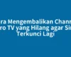 Cara Mengembalikan Channel Metro TV yang Hilang agar Sinyal Terkunci Lagi