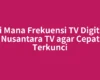 Di Mana Frekuensi TV Digital Nusantara TV agar Cepat Terkunci