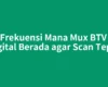 Di Frekuensi Mana Mux BTV TV Digital Berada agar Scan Tepat