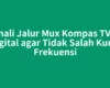 Kenali Jalur Mux Kompas TV TV Digital agar Tidak Salah Kunci Frekuensi