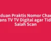 Panduan Praktis Nomor Channel Trans TV TV Digital agar Tidak Salah Scan